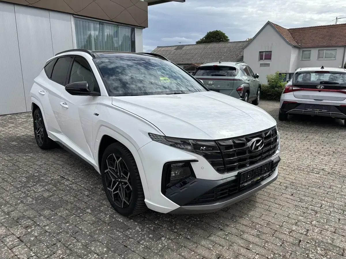 Gebraucht Hyundai Tucson N Line 150 PS (110 kW) 2024 Weiß SUV