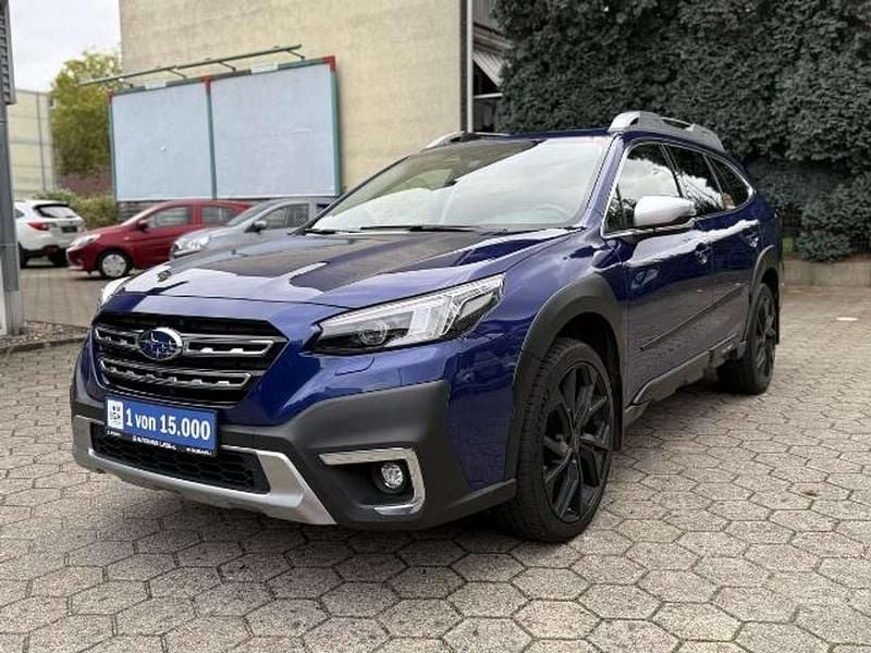 Sapphire blue pearl (metallic) Gebraucht 2022 Subaru Outback Platinum SUV | 33.990 € (Fairer Preis) - Bild 1/4
