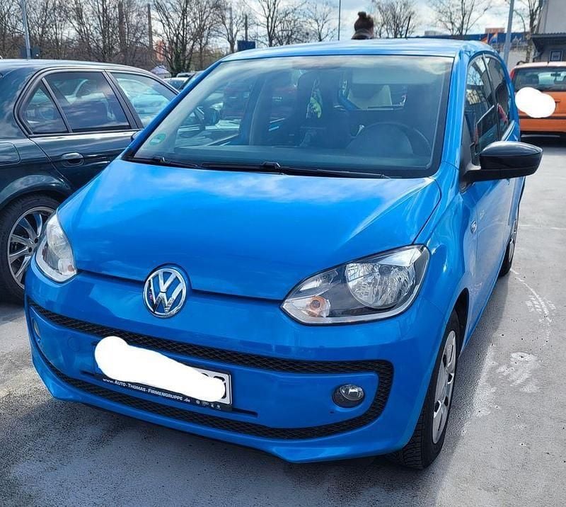 Blau Gebraucht 2014 VW up! Cup Kleinwagen | 4.699 € (Guter Preis) - Bild 1/4