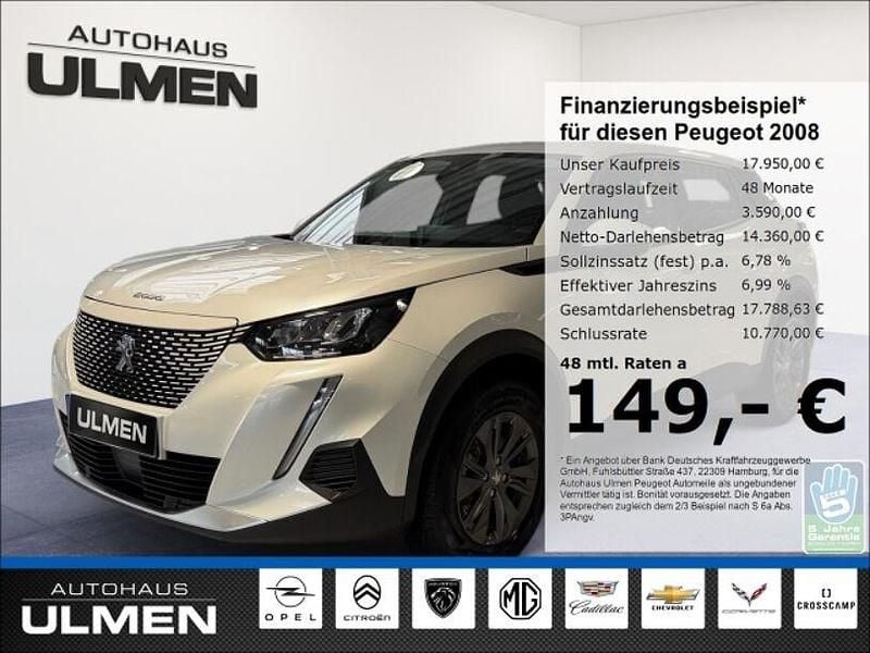 Weiss Gebraucht 2021 Peugeot e-2008 Active SUV | 17.950 € (Fairer Preis) - Bild 1/4