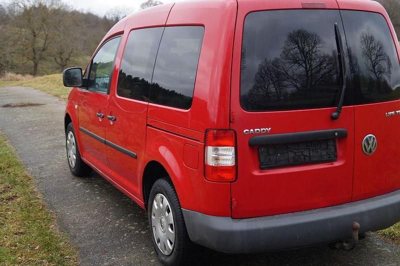 Gebraucht VW Caddy Life 105 PS (77 kW) 2007 Rot Van / Kleinbus