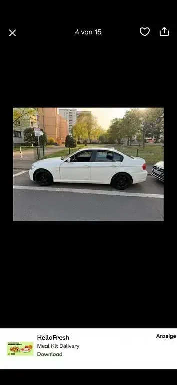 Gebraucht BMW 320 Sport Line 170 PS (125 kW) 2009 Weiß Limousine