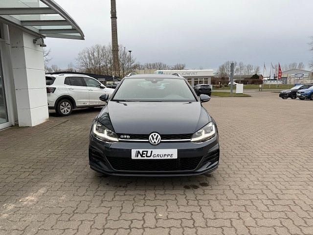 Gebraucht VW Golf VII GTD 184 PS (135 kW) 2017 Dark iron blue (metallic) Kombi