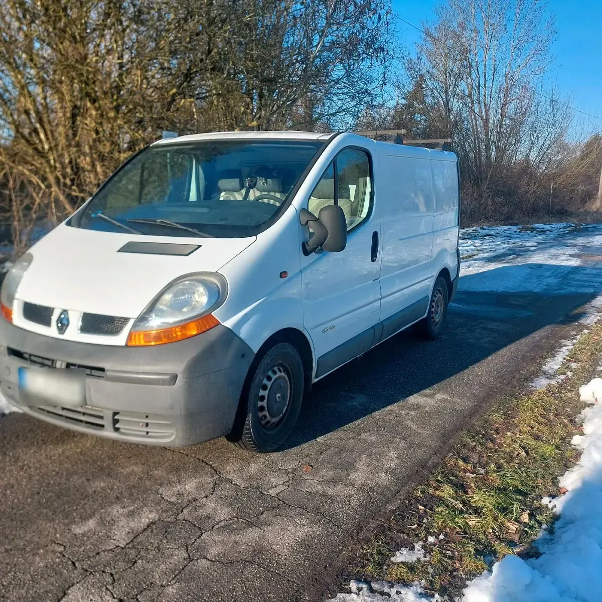 Gebraucht Renault Trafic 82 PS (60 kW) 2002 Weiß Van / Kleinbus