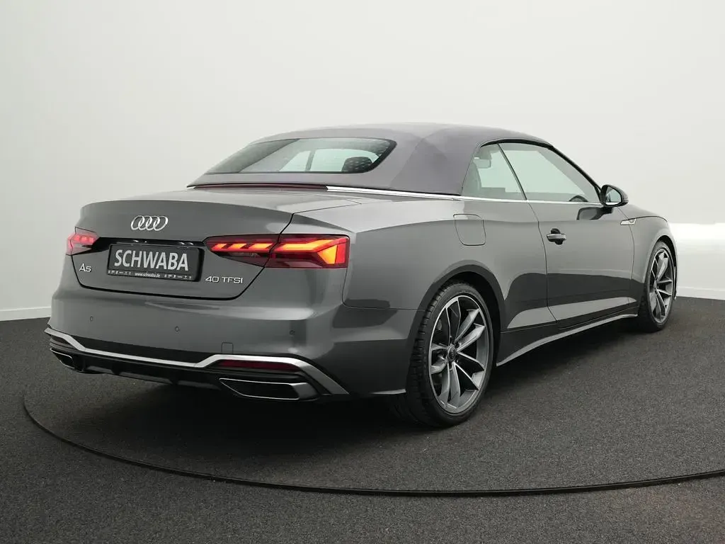Gebraucht Audi A5 Cabriolet S-Line 204 PS (150 kW) 2021 Daytonagrau perleffekt/verdeck Cabrio