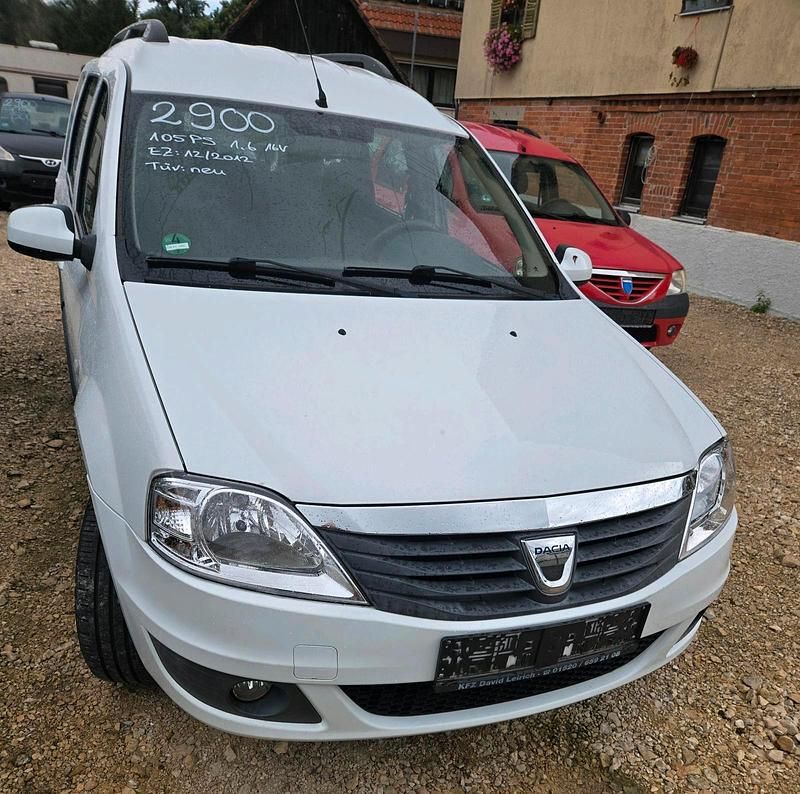 Gebraucht Dacia Logan MCV 107 PS (78 kW) 2012 Weiß Kombi