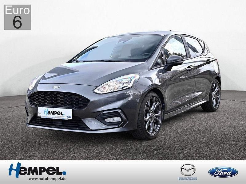 Grau / magnetic grau (metallic) Gebraucht 2019 Ford Fiesta ST-Line Kleinwagen | 15.250 € (Etwas zu teuer) - Bild 1/4