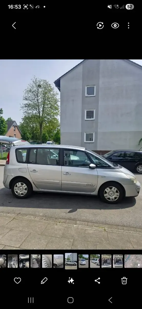 Gebraucht Renault Espace 120 PS (88 kW) 2005 Grau Van / Kleinbus