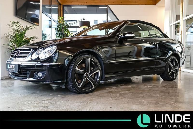 Schwarz Gebraucht 2009 Mercedes CLK200 Avantgarde Cabrio | 7.490 € (Fairer Preis) - Bild 1/4