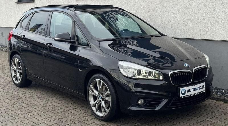 Schwarz Gebraucht 2016 BMW 218 Sport Line Kombi | 14.900 € (Fairer Preis) - Bild 1/4