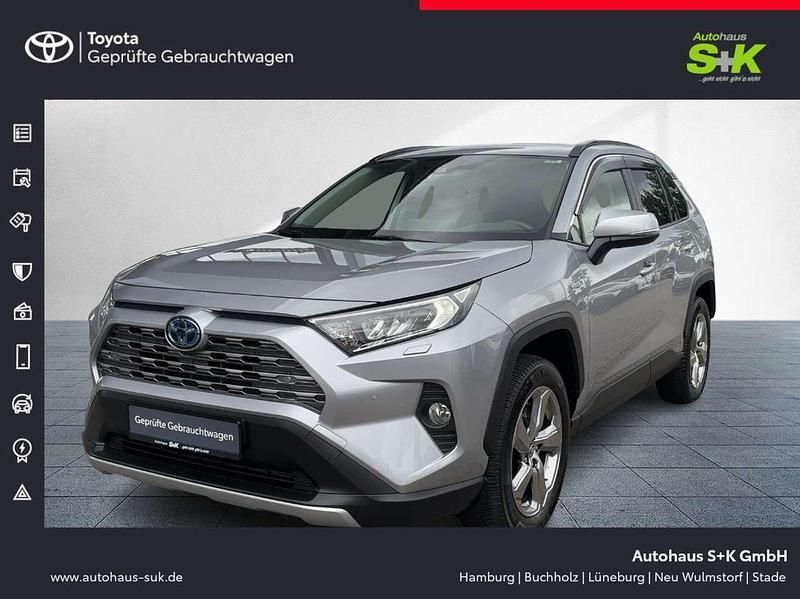 Lichtsilber metallic Gebraucht 2020 Toyota RAV4 Hybrid Plus SUV | 30.580 € (Fairer Preis) - Bild 1/4