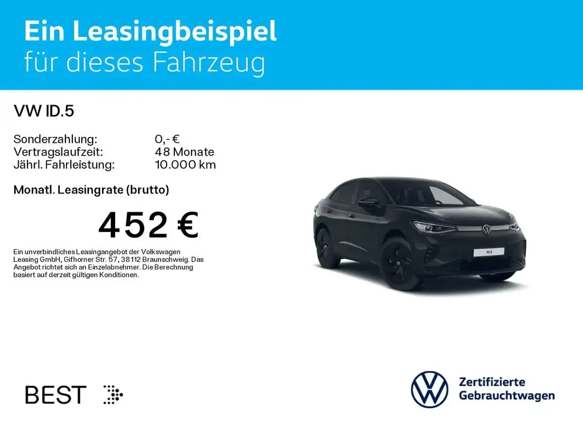 Gebraucht VW ID.5 GTX 219 kW (299 PS) 2023 Schwarz SUV