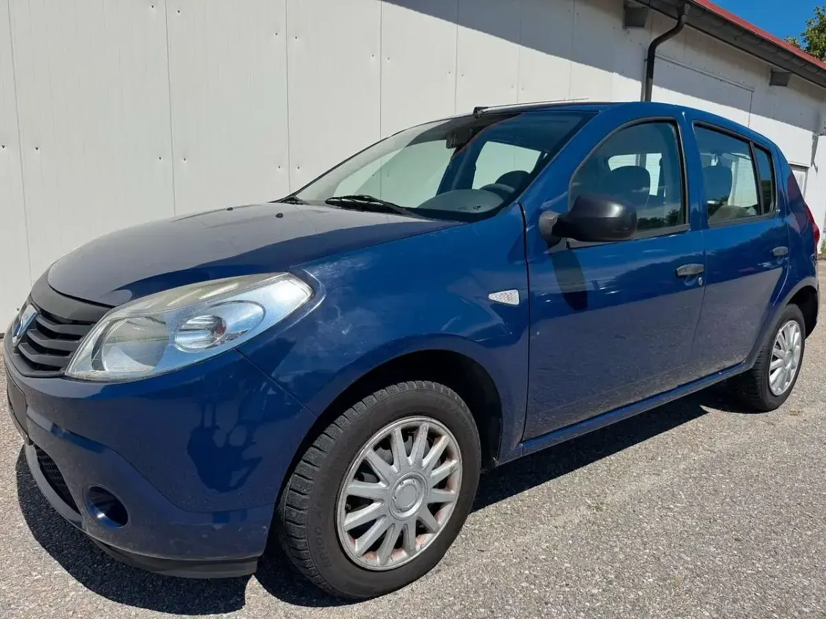 Gebraucht Dacia Sandero Basis 75 PS (55 kW) 2009 Blau Kleinwagen