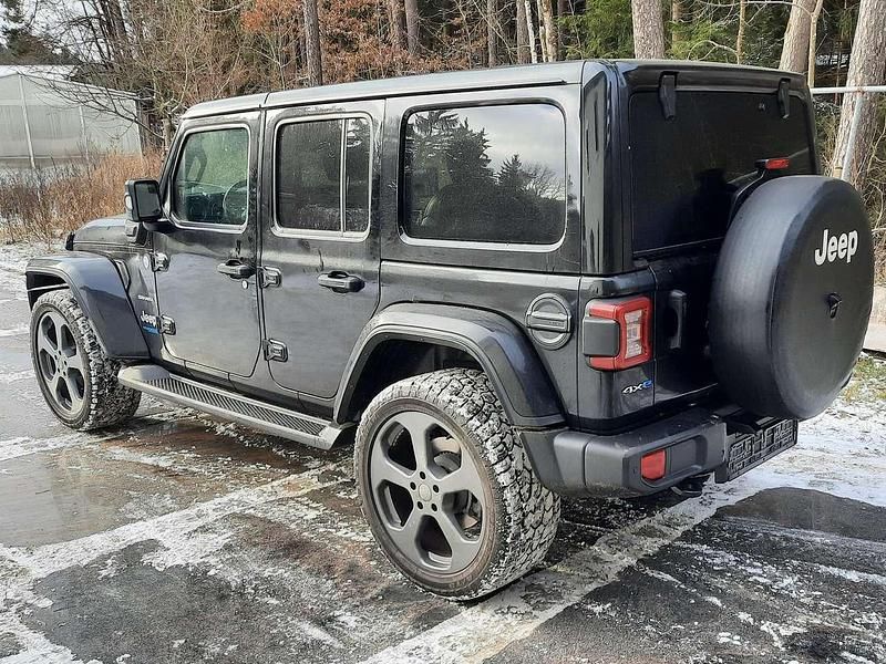 Gebraucht Jeep Wrangler Sahara 379 PS (278 kW) 2021 Schwarz SUV