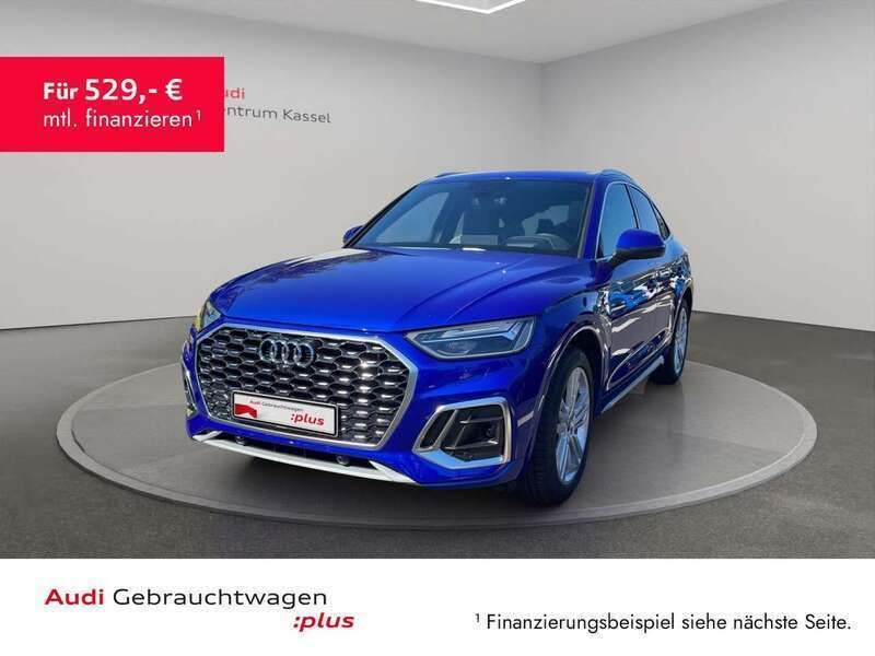 Ultrablau metallic Gebraucht 2023 Audi Q5 S-Line SUV | 58.990 € - Bild 1/2