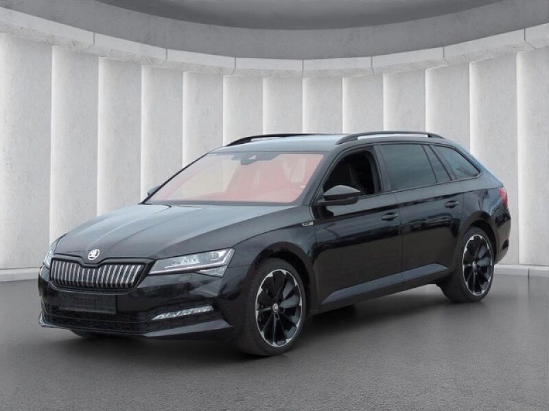 Schwarz Gebraucht 2022 Skoda Superb SportLine Kombi | 35.049 € (Fairer Preis) - Bild 1/4