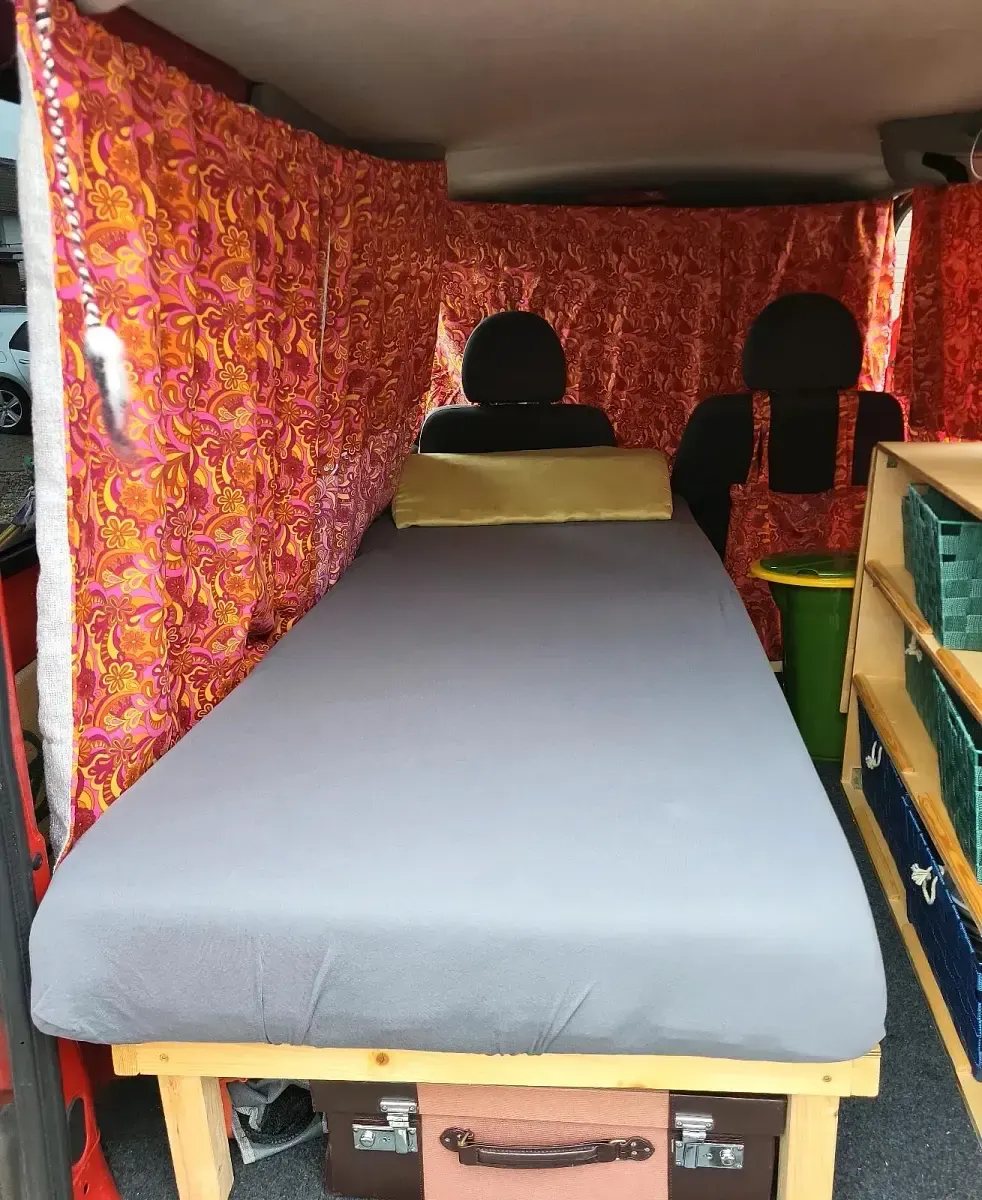 Gebraucht Fiat Doblò 77 PS (56 kW) 2006 Rot Van / Kleinbus