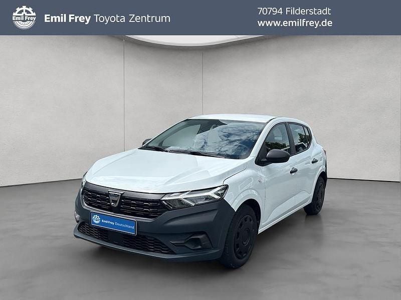 Weiß Gebraucht 2021 Dacia Sandero Acces Kleinwagen | 8.490 € (Superpreis) - Bild 1/4