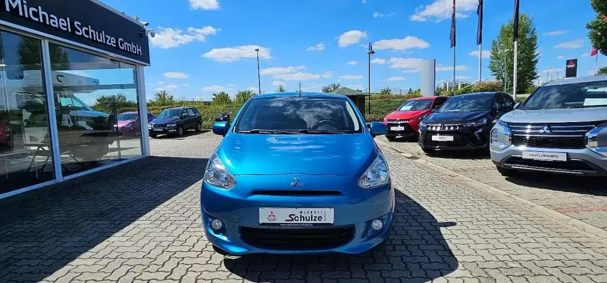 Gebraucht Mitsubishi Space Star 80 PS (58 kW) 2013 Atollblau Van / Kleinbus