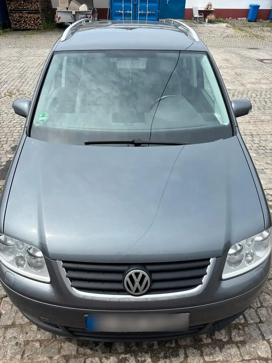 Gebraucht VW Touran Highline 105 PS (77 kW) 2004 Silber Van / Kleinbus