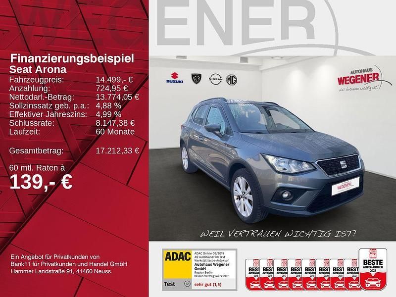 Gebraucht Seat Arona Style 95 PS (69 kW) 2018 Pirineosgrau SUV