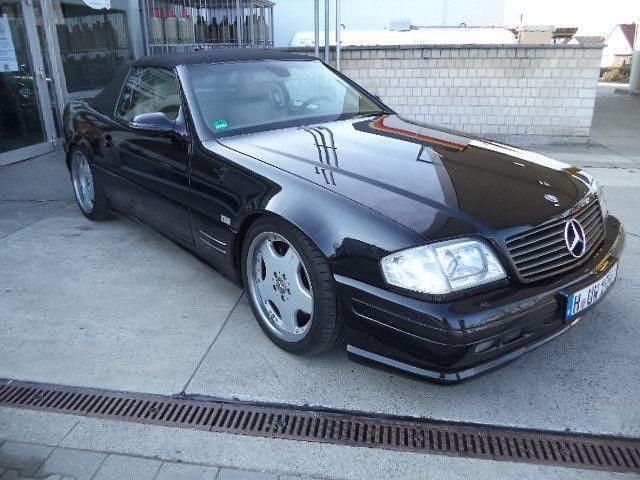 Gebraucht Mercedes SL320 224 PS (164 kW) 2003 Schwarz Cabrio