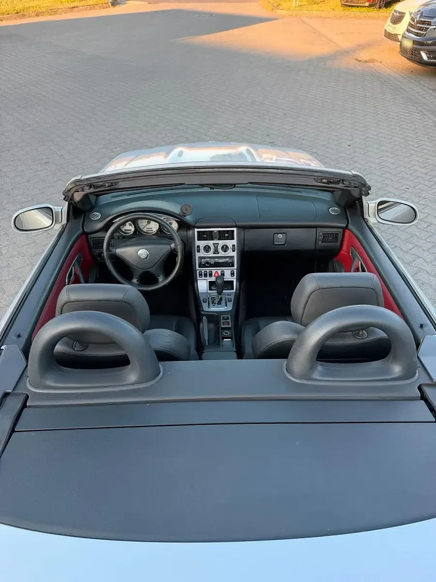Gebraucht Mercedes SLK200 163 PS (119 kW) 2002 Grau Cabrio