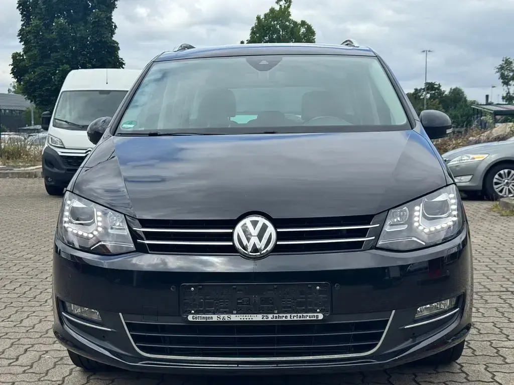 Gebraucht VW Sharan Highline 184 PS (135 kW) 2017 Schwarz Van / Kleinbus