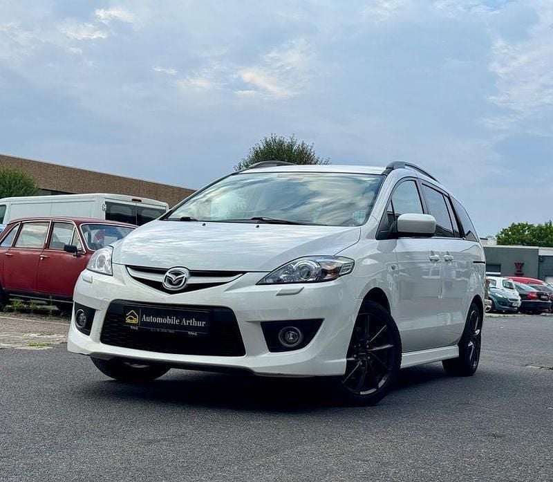 Weiß Gebraucht 2010 Mazda 5 Active Van / Kleinbus | 4.990 € (Etwas zu teuer) - Bild 1/4