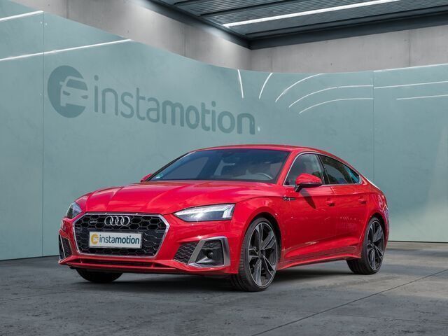 Rot Gebraucht 2023 Audi A5 Sportback S-Line Kleinwagen | 50.930 € - Bild 1/2