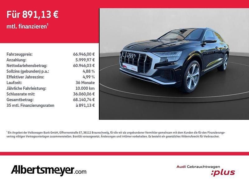 Orcaschwarz metallic Gebraucht 2020 Audi SQ8 Advanced Plus SUV | 66.945 € (Superpreis) - Bild 1/4