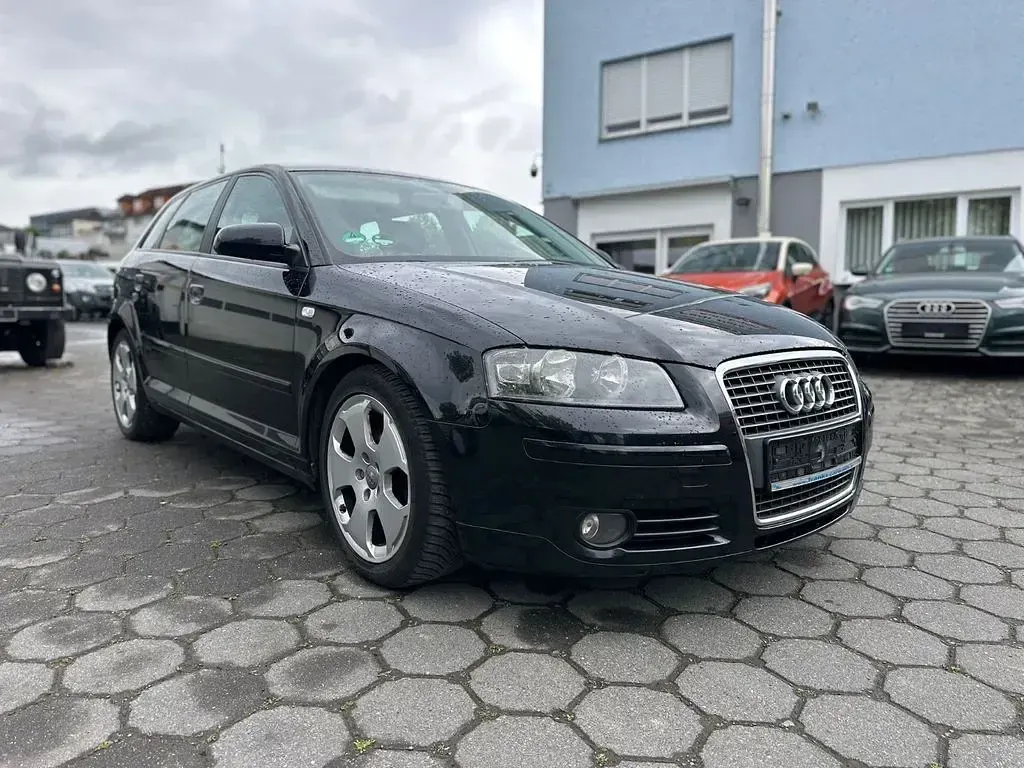 Second-hand Audi A3 Ambition 105 CP (77 kW) 2007 Negru Hatchback