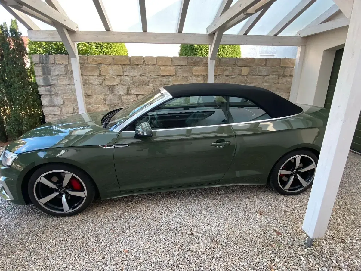 Gebraucht Audi A5 Cabriolet S-Line 265 PS (194 kW) 2023 Grün Cabrio