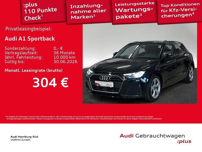 Gebraucht Audi A1 Sportback Advanced 95 PS (69 kW) 2025 Schwarz Kleinwagen
