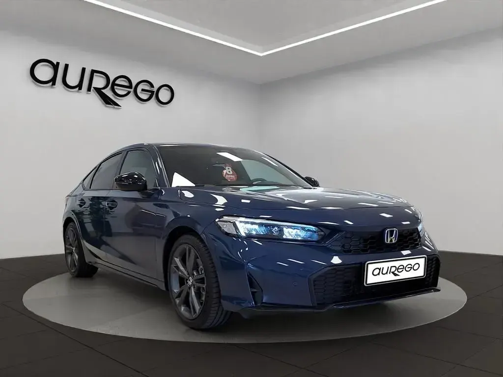 Neu Honda Civic Hybrid 184 PS (135 kW) 2026 Blau Limousine