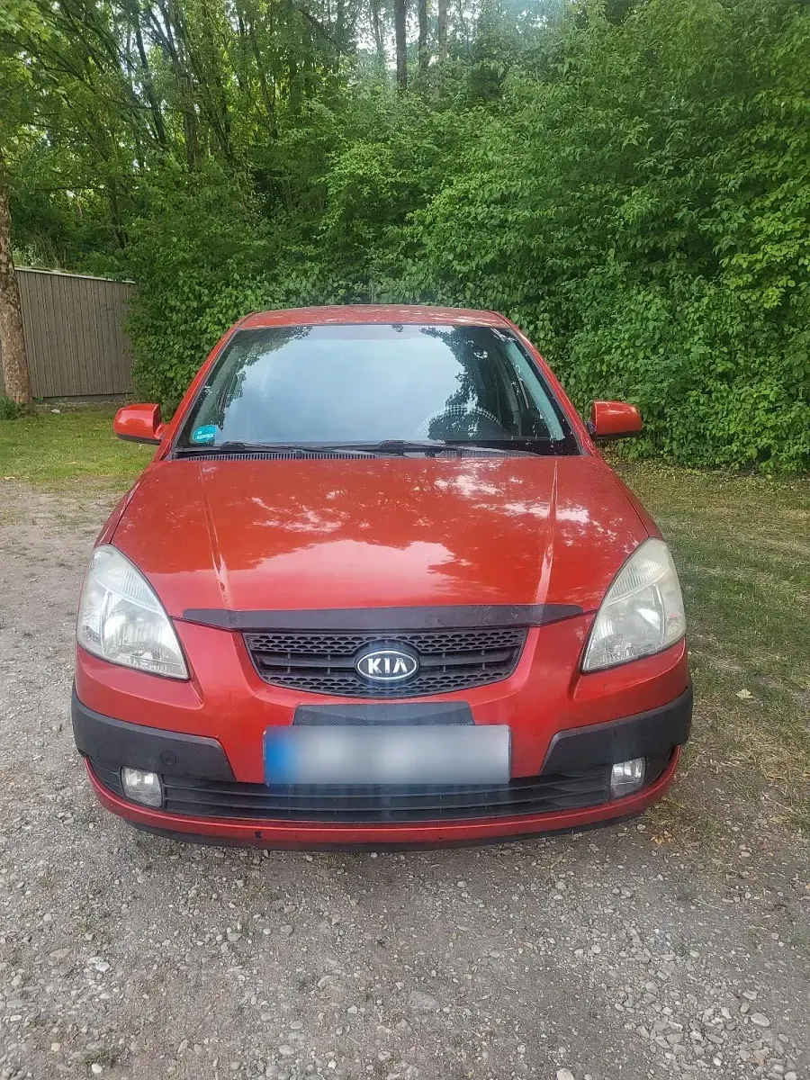 Gebraucht Kia Rio 109 PS (80 kW) 2008 Rot Kleinwagen