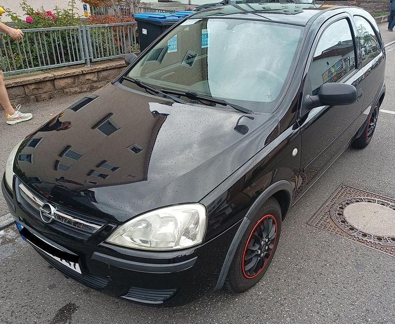 Schwarz Gebraucht 2006 Opel Corsa Kleinwagen | 800 € (Superpreis) - Bild 1/4