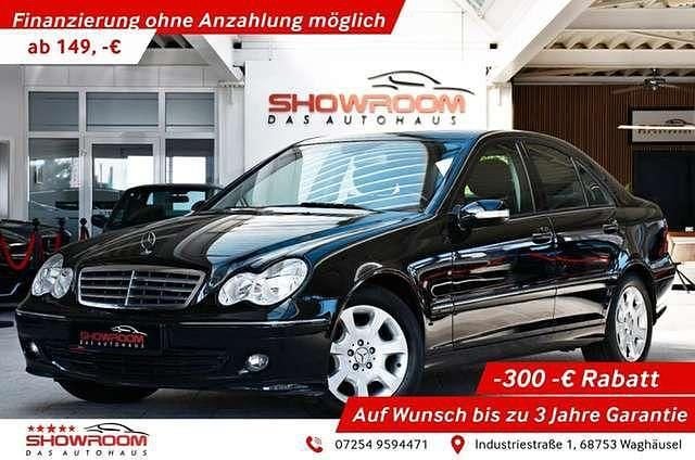 Schwarz Gebraucht 2006 Mercedes C220 Elegance Limousine | 11.390 € - Bild 1/4