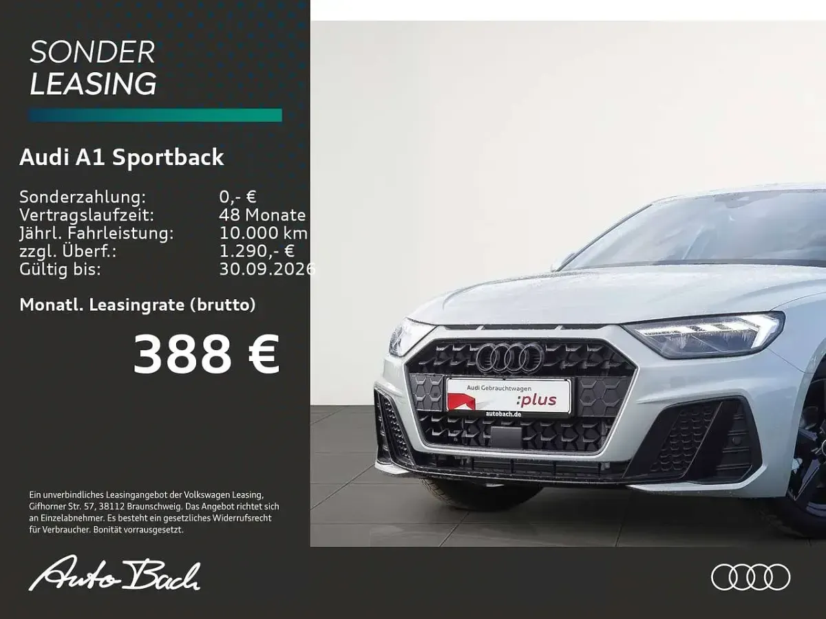 Neu Audi A1 S-Line 116 PS (85 kW) 2026 Tausilber metallic SUV