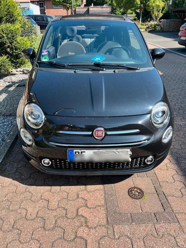 Schwarz Gebraucht 2020 Fiat 500C Lounge Cabrio | 11.900 € (Guter Preis) - Bild 1/4