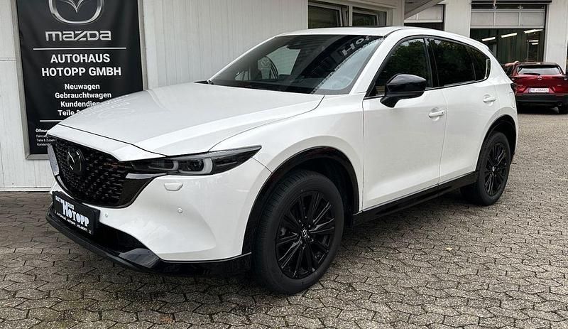 Weiß Gebraucht 2024 Mazda CX-5 Homura-Line SUV | 43.285 € (Etwas zu teuer) - Bild 1/4