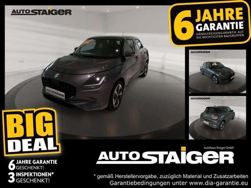 Cool mineral gray metallic Neu 2024 Suzuki Swift Comfort+ Limousine | 16.990 € - Bild 1/4