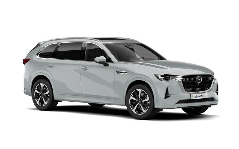 Machine grey metallic (grau) Gebraucht 2024 Mazda CX-80 Homura-Line SUV | 71.300 € - Bild 1/4