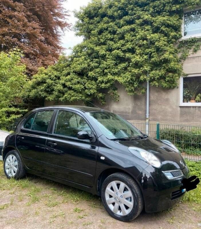 Schwarz Gebraucht 2008 Nissan Micra Kleinwagen | 2.350 € - Bild 1/4