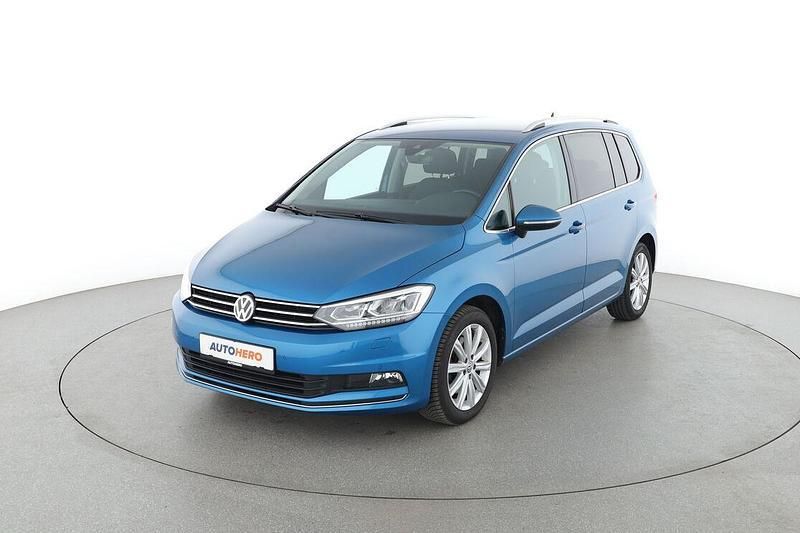 Blau Gebraucht 2019 VW Touran Highline Van / Kleinbus | 24.310 € (Fairer Preis) - Bild 1/3
