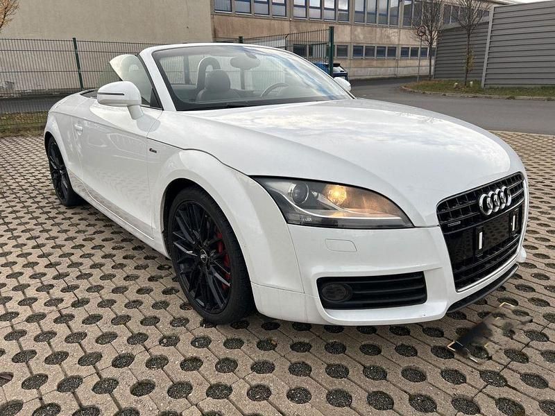 Gebraucht Audi TT Roadster S-Line 250 PS (183 kW) 2008 Weiß Cabrio