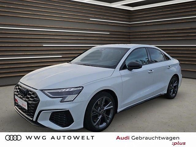 Gletscherweiß metallic Gebraucht 2022 Audi S3 Ambiente Limousine | 34.980 € (Superpreis) - Bild 1/4