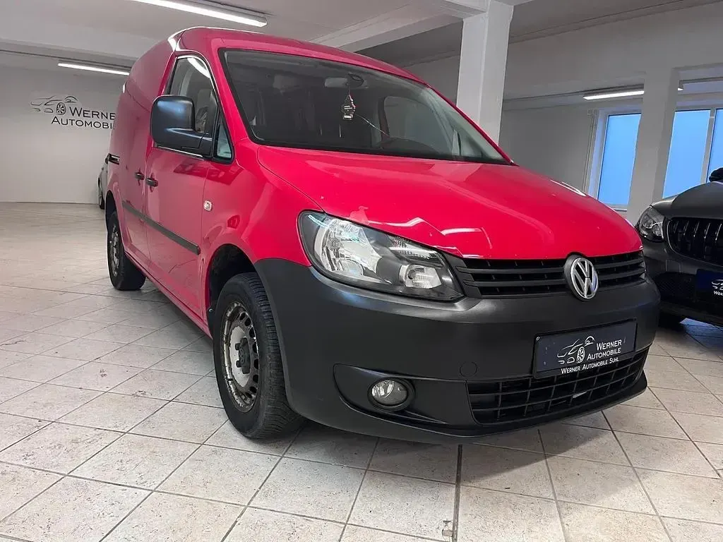Gebraucht VW Caddy 75 PS (55 kW) 2015 Rot Van / Kleinbus