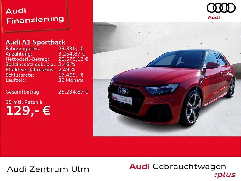 Progressivrot metallic Gebraucht 2024 Audi A1 S-Line Kleinwagen | 23.830 € (Fairer Preis) - Bild 1/4