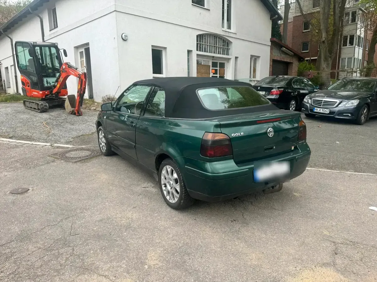 Używany VW Golf 115 KM (84 kW) 2001 Zielony Kabriolet